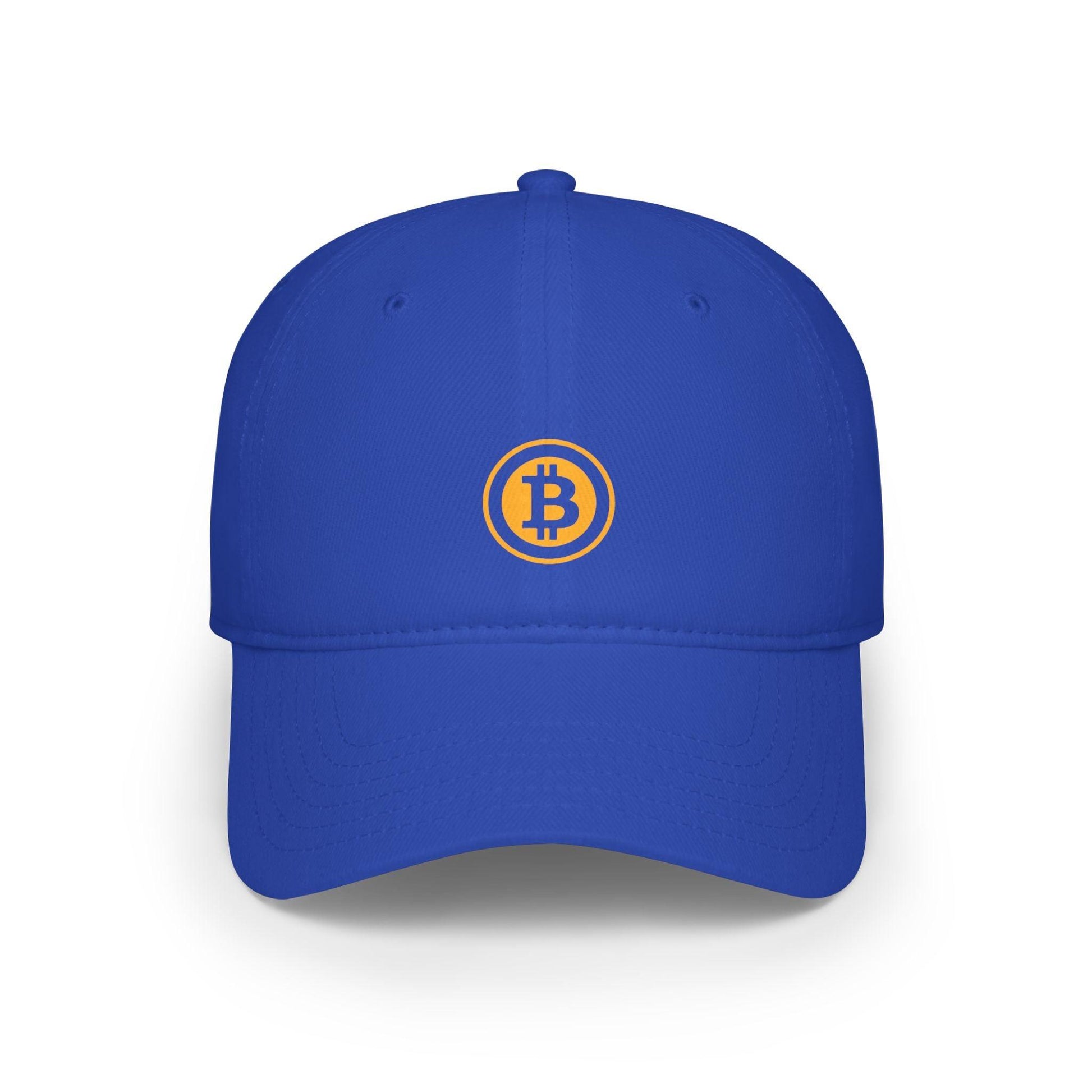 blue bitcoin hat