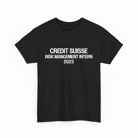 credit suisse risk management intern 2023 t shirt