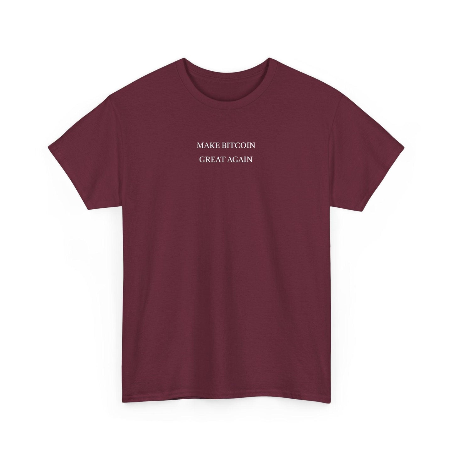 dark red Make Bitcoin Great Again Shirt