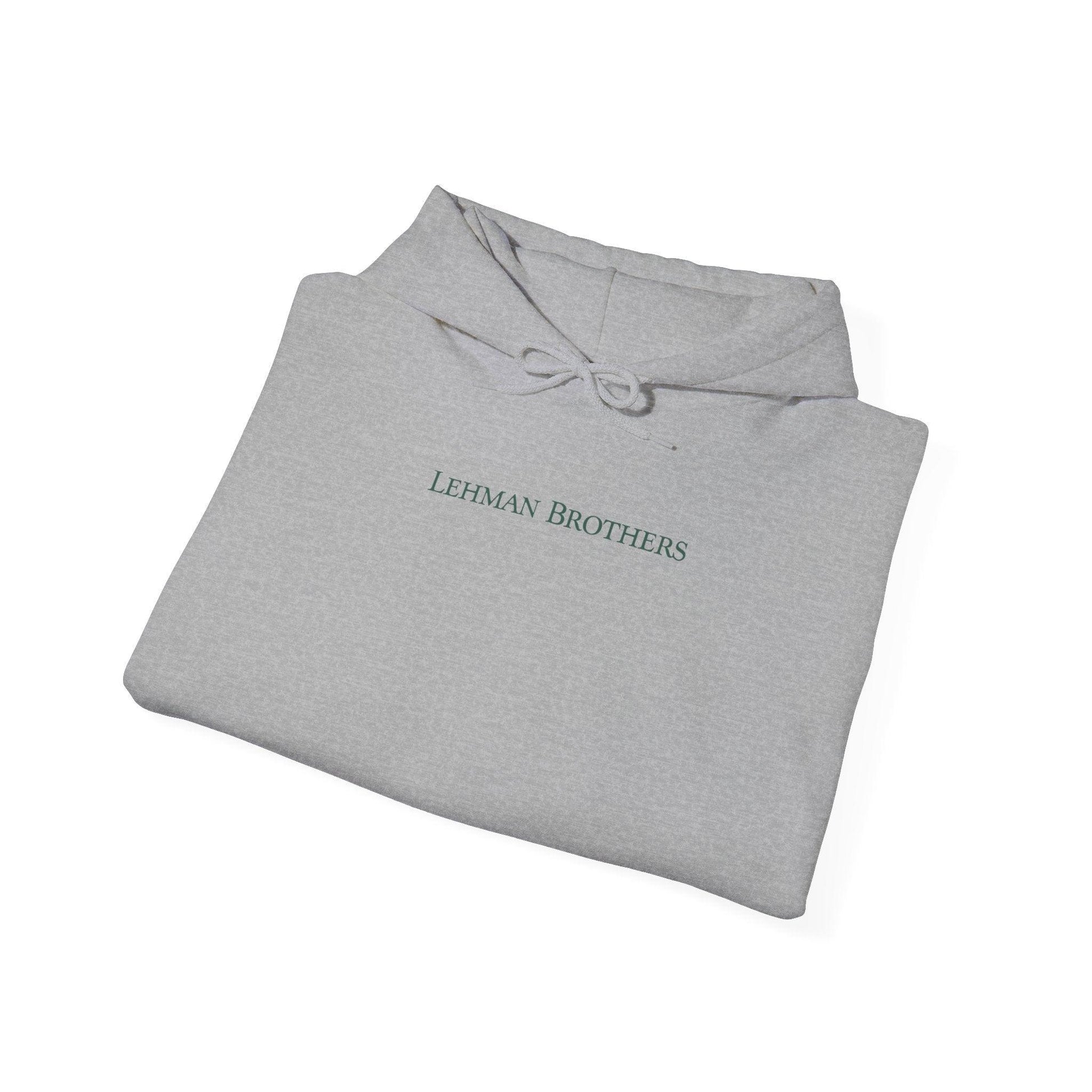 gray Lehman Brothers hoodie