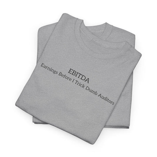 gray ebitda t-shirt