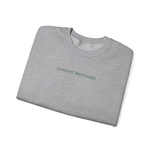 gray lehman brothers sweatshirt