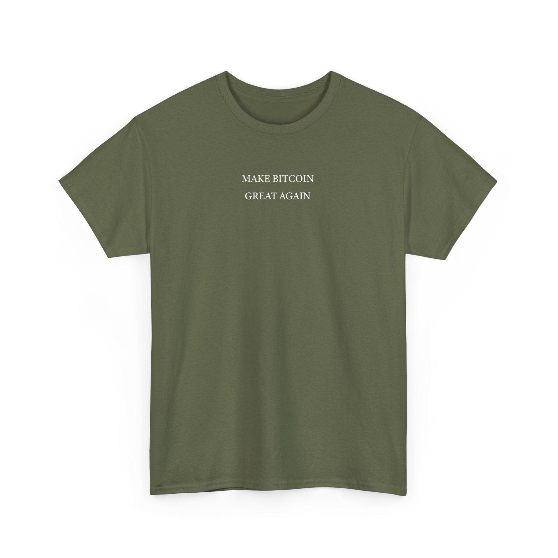 green Make Bitcoin Great Again Shirt