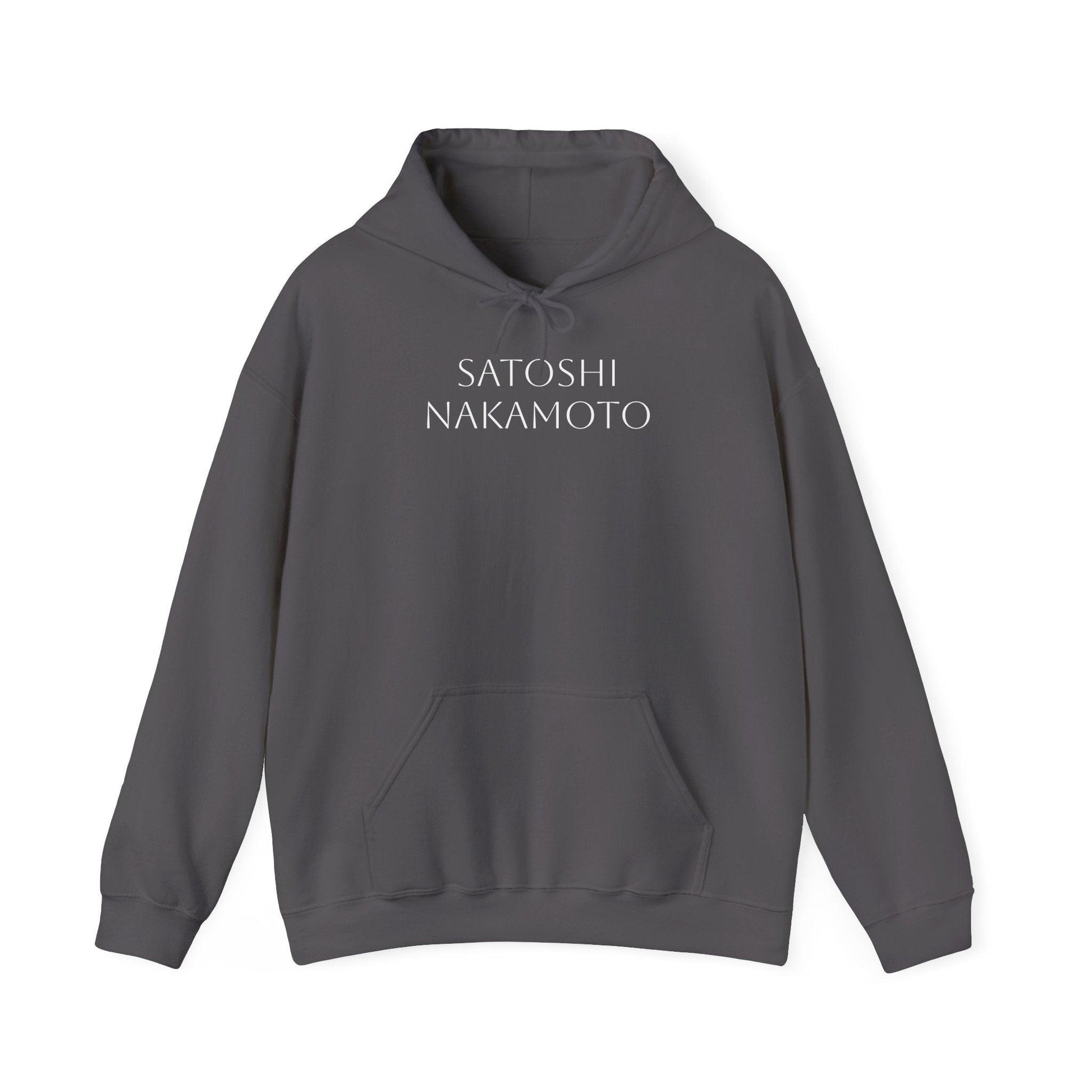 grey Satoshi Nakamoto Hoodie