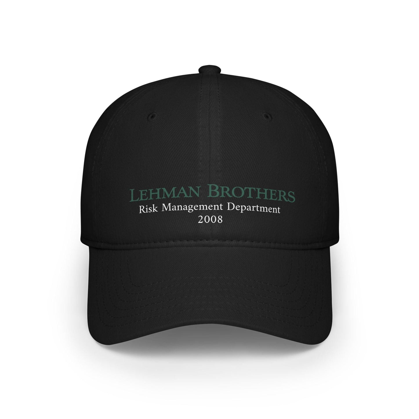 black Lehman Brothers risk management hat