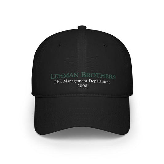 black Lehman Brothers risk management hat