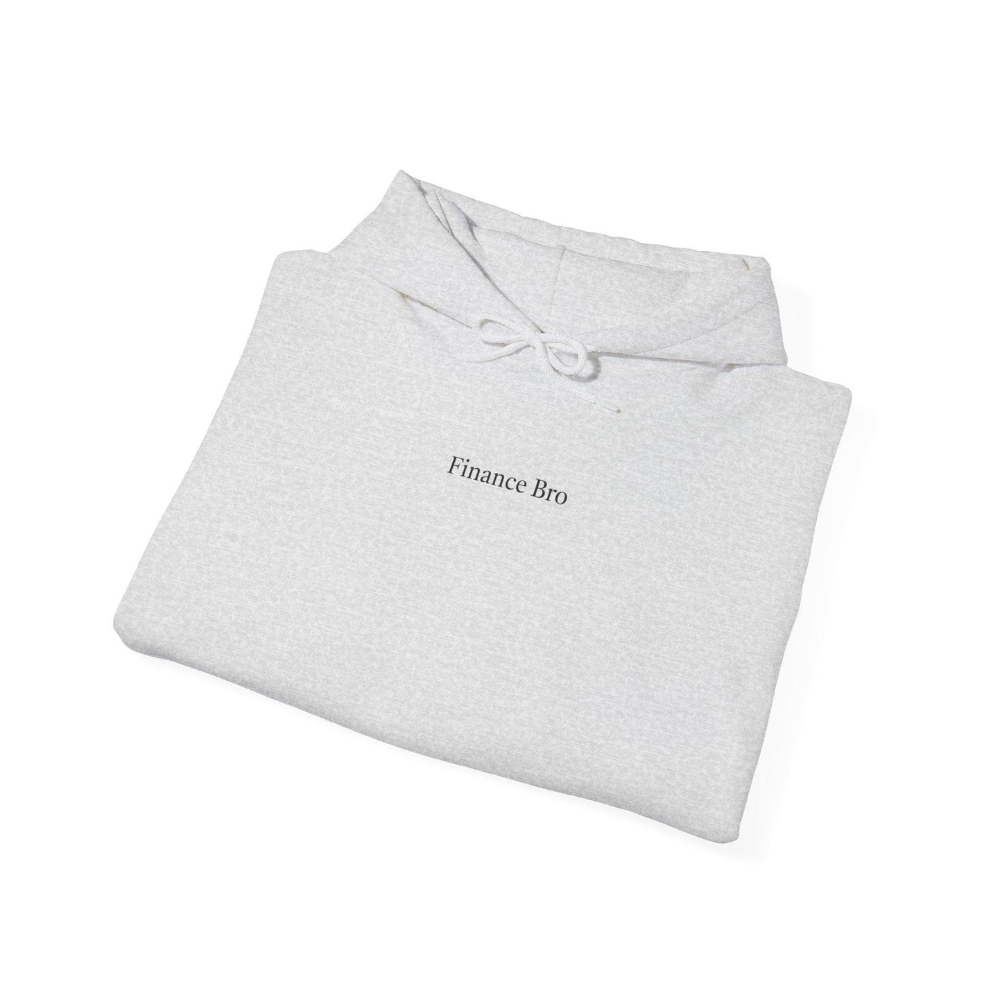 light gray finance bro hoodie