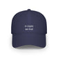 navy In Crypto We Trust Hat