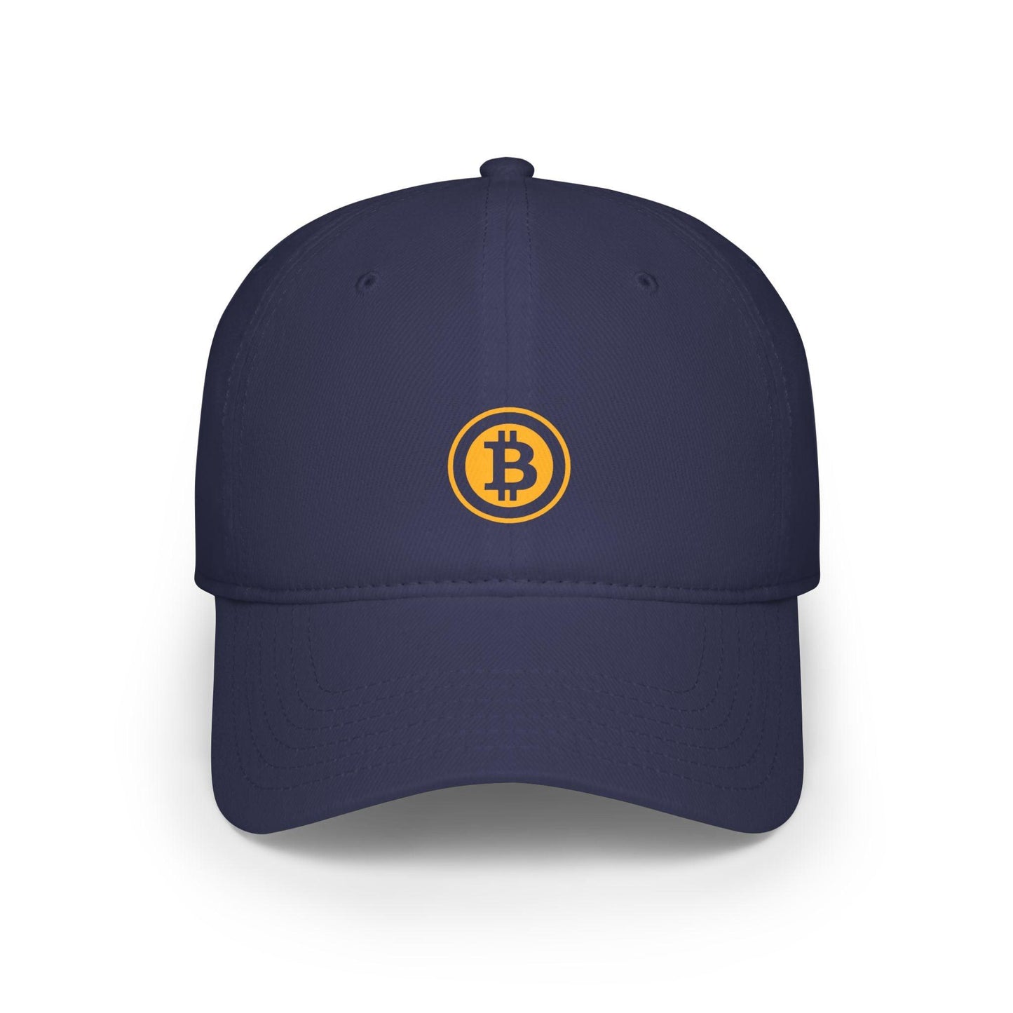 navy bitcoin hat