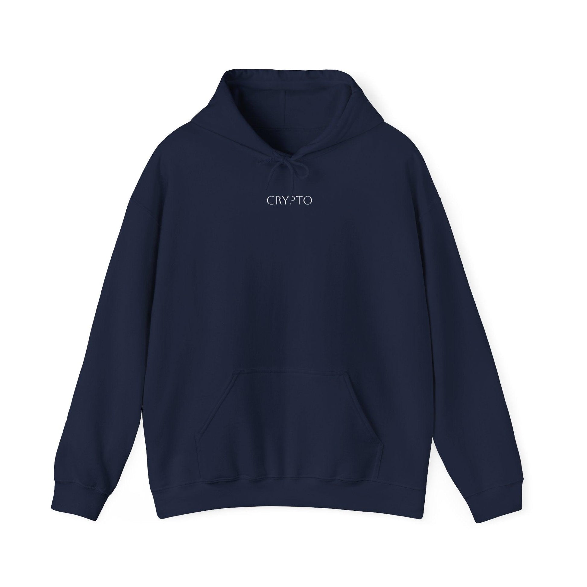 navy crypto hoodie