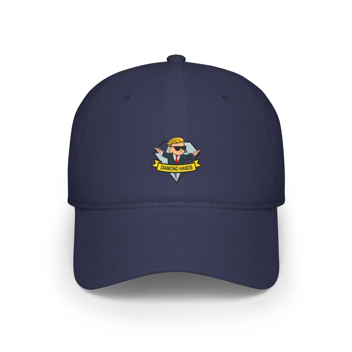 navy diamond hands hat