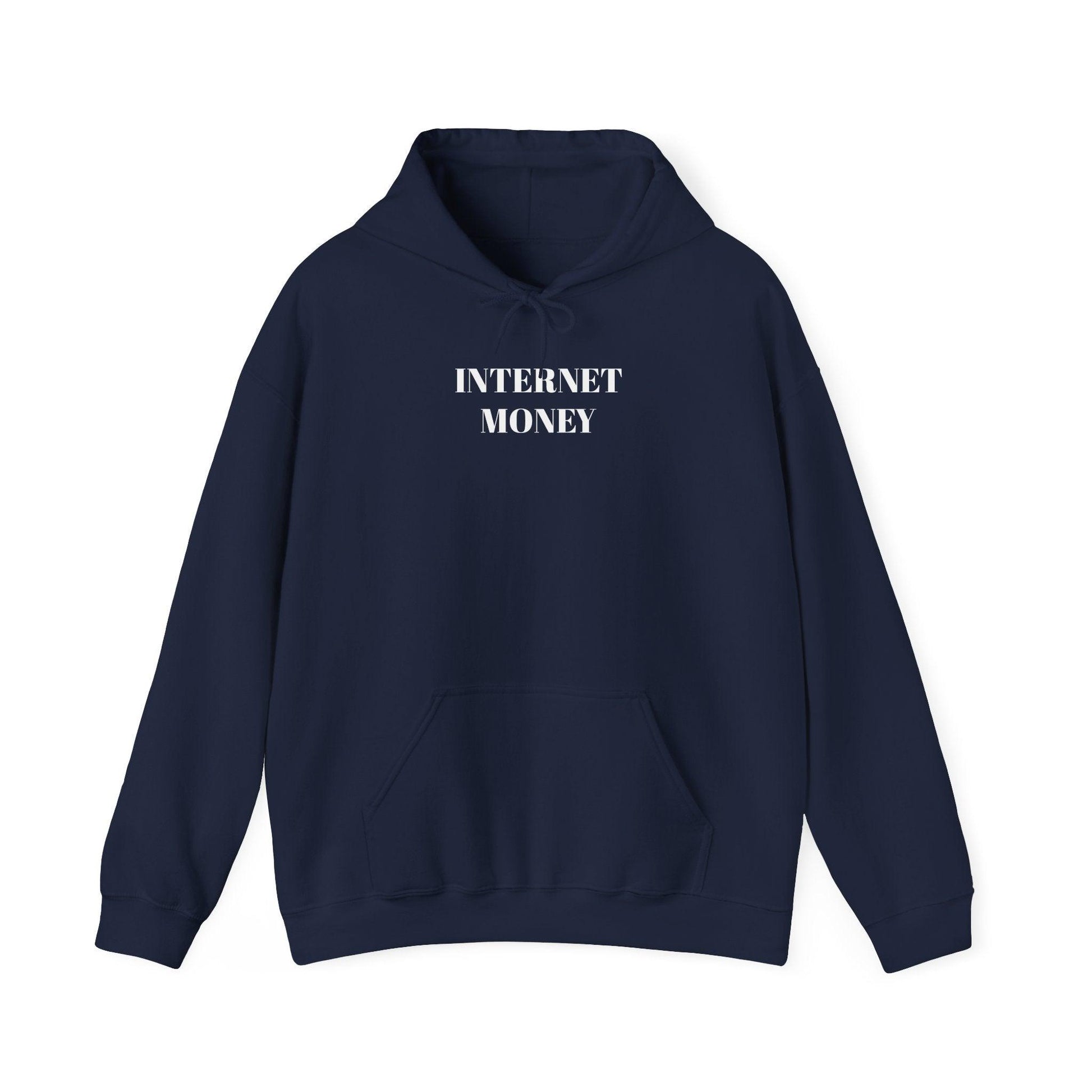 navy internet money hoodie