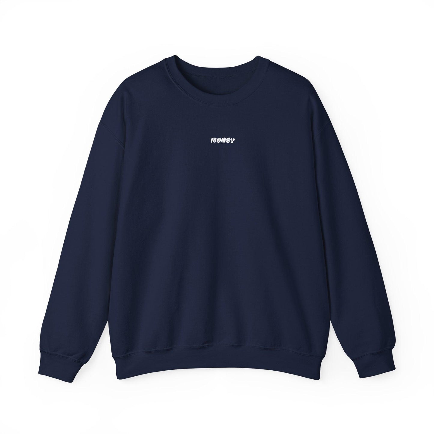 navy money sweatshirt