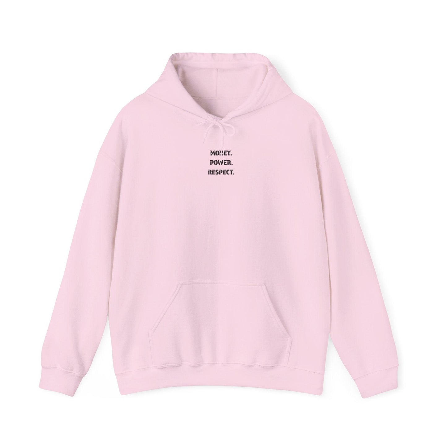 pink Money Power Respect Hoodie