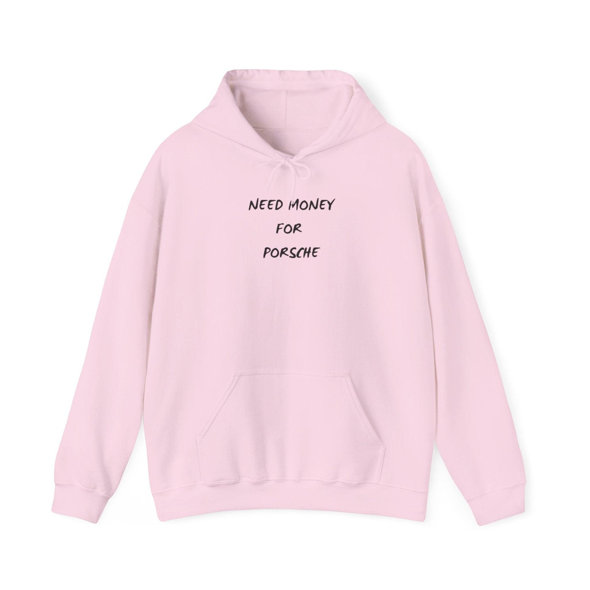 pink Need Money for Porsche Hoodie