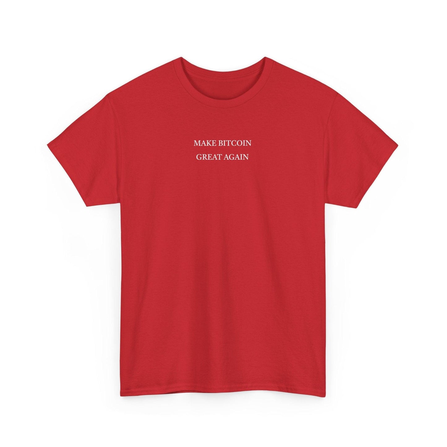 red Make Bitcoin Great Again Shirt