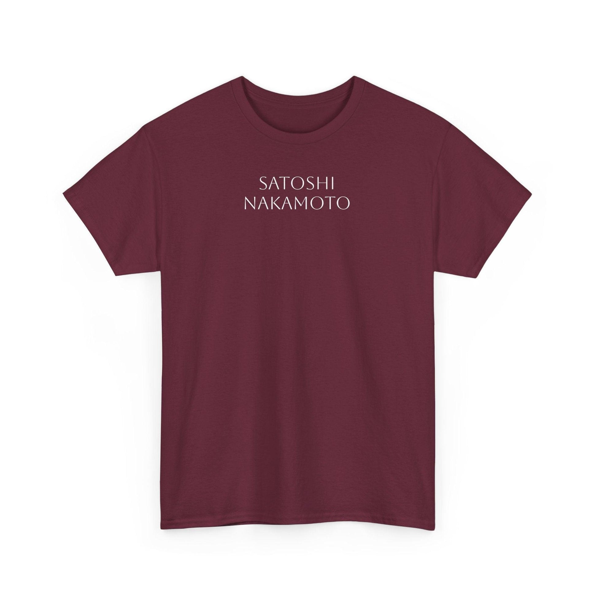 red Satoshi Nakamoto Shirt