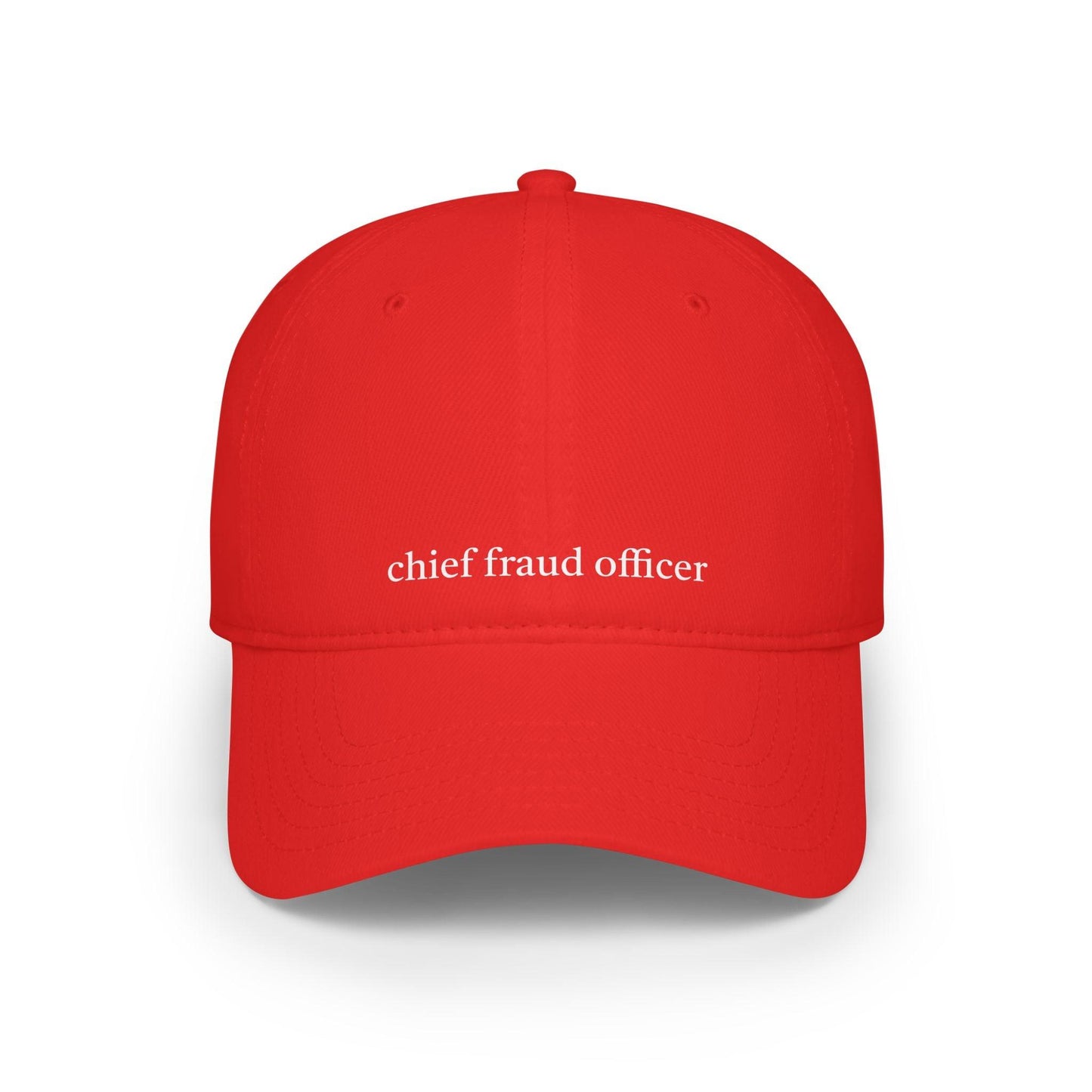 red chief fraud officer hat