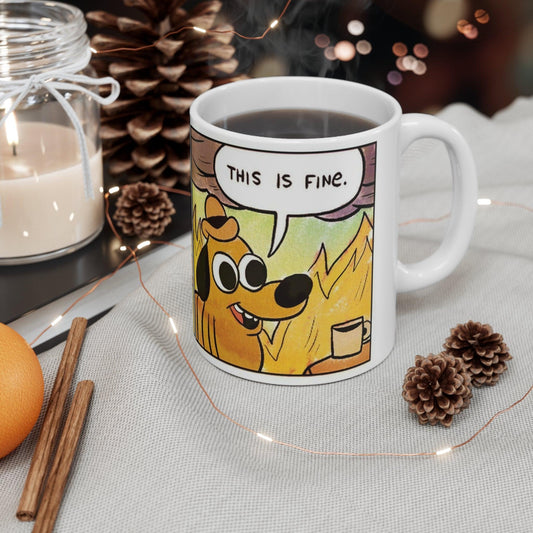 this is fine mug