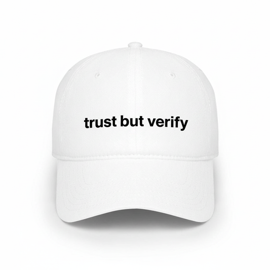 trust but verify hat