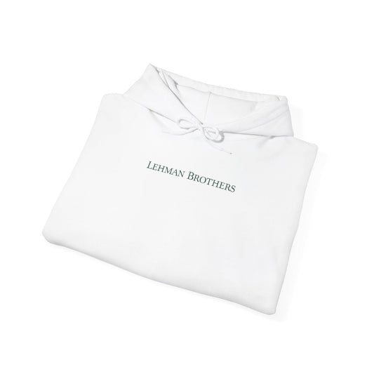 white Lehman Brothers hoodie