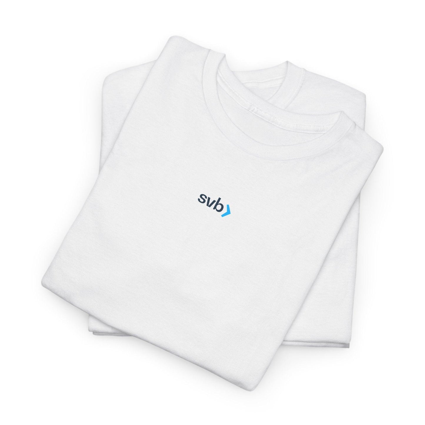 white Silicon Valley Bank shirt