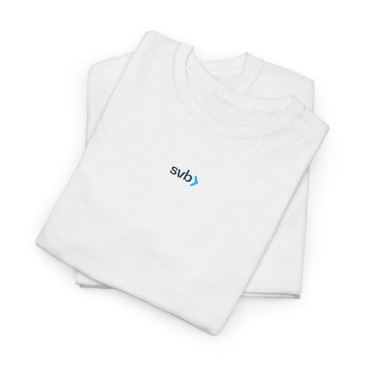 white Silicon Valley Bank shirt