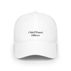 white chief ponzi officer hat