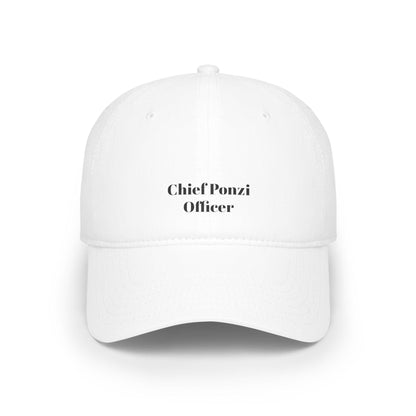 white chief ponzi officer hat