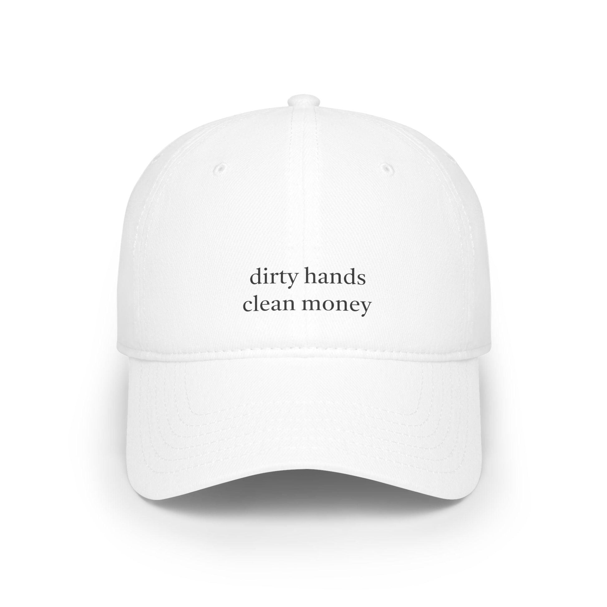 white dirty hands clan money hat