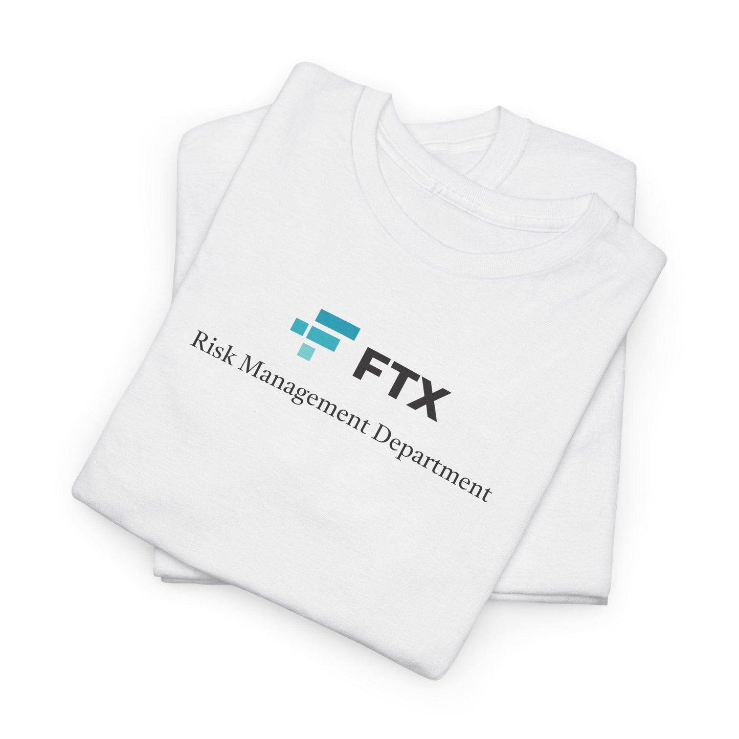 white ftx risk management shirt