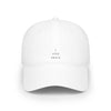 white i love fraud hat