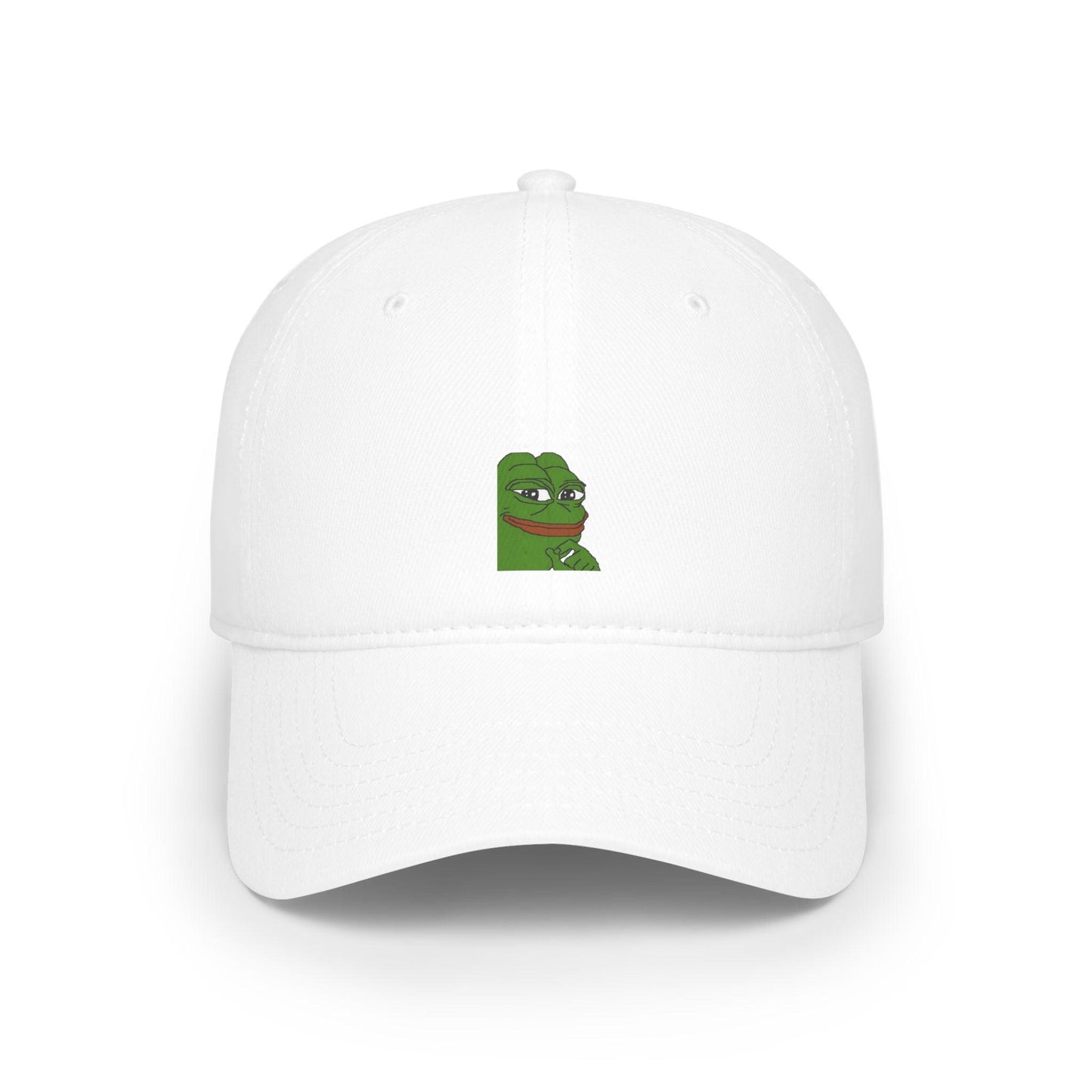 white pepe hat