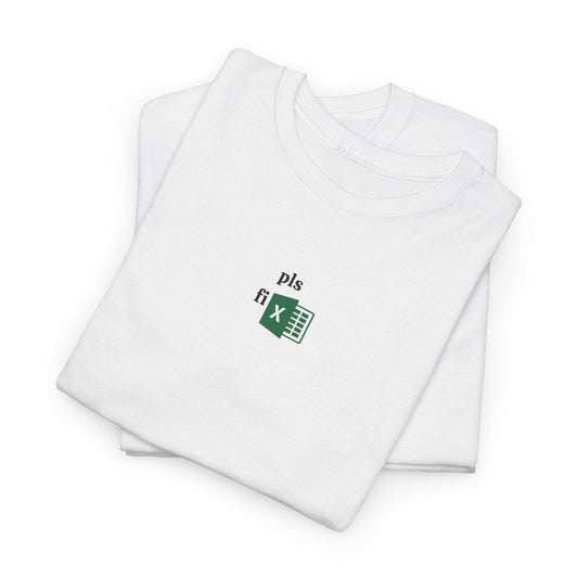 white pls fix shirt