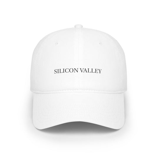 white silicon valley hat