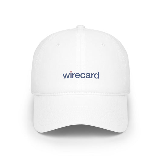 white wirecard hat