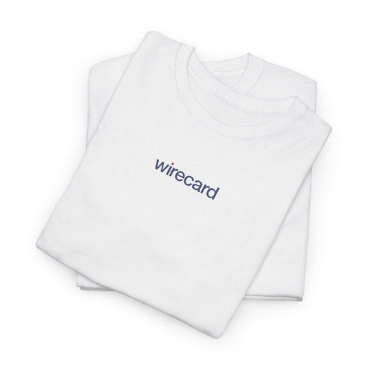 white wirecard shirt