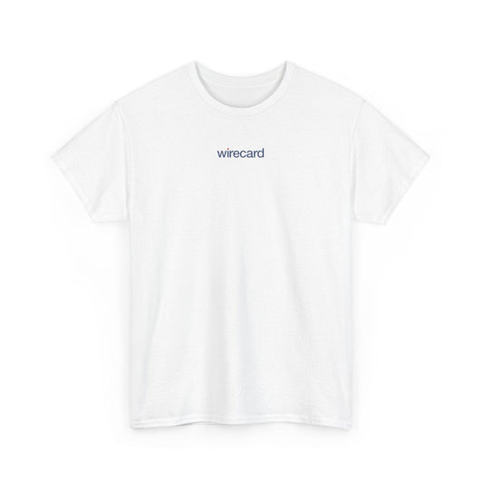 white wirecard shirt